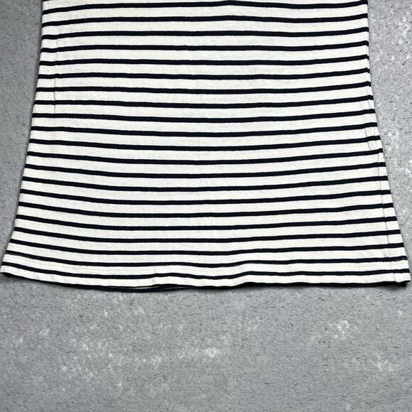 Apiece Apart Top Womens Size XS White Blue Striped Pocket Tunic 100% Cotton - Picture 4 of 13